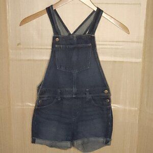 Old Navy Girls Denim Shorts Overalls 10-12